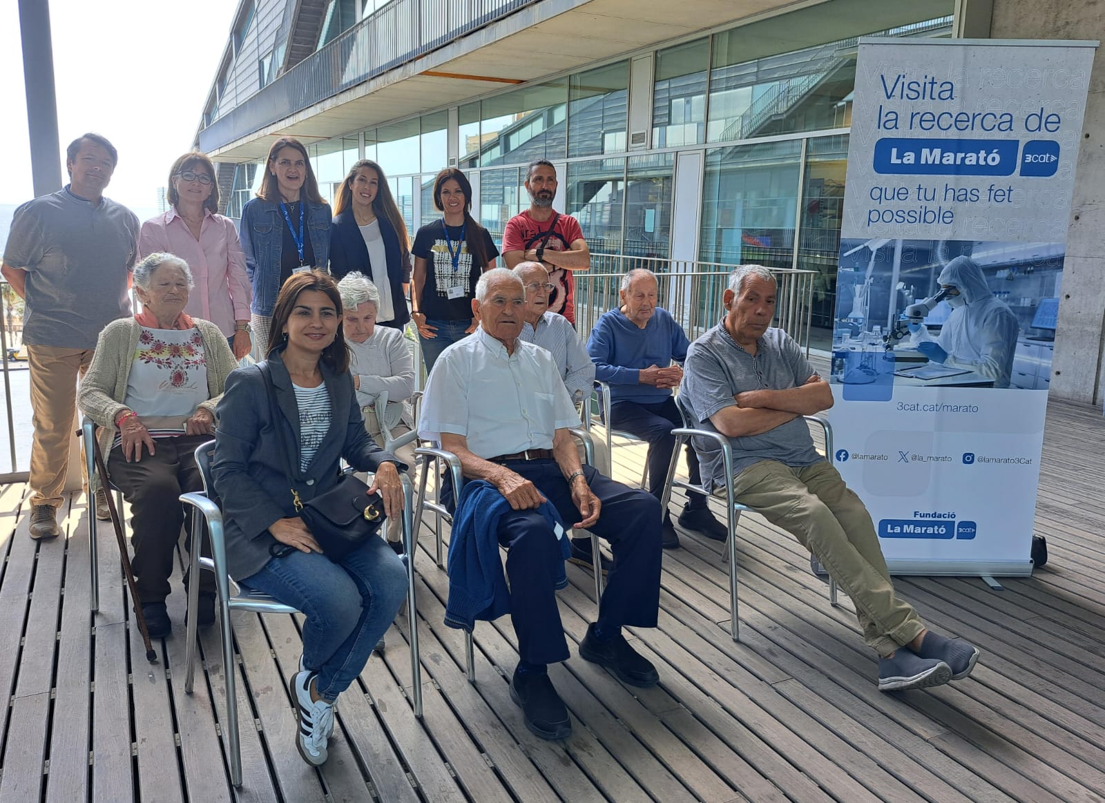 Visita al Hospital del Mar Research Institute Residencia La Torreta de Corbera