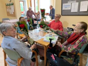 Entrega de rosas ayuntamiento de Piera La Torreta de Piera