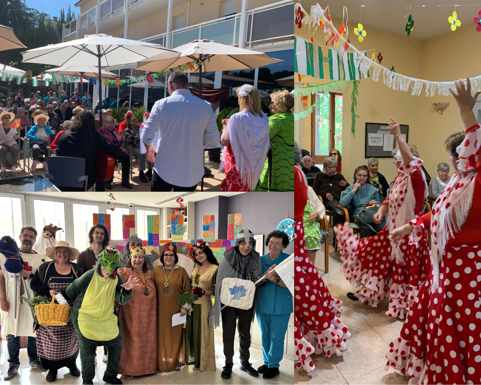 Celebración de Sant Jordi y La Feria de Abril en Residencias La Torreta